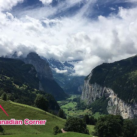 Chalet Canadian Corner Wengen Exterior photo