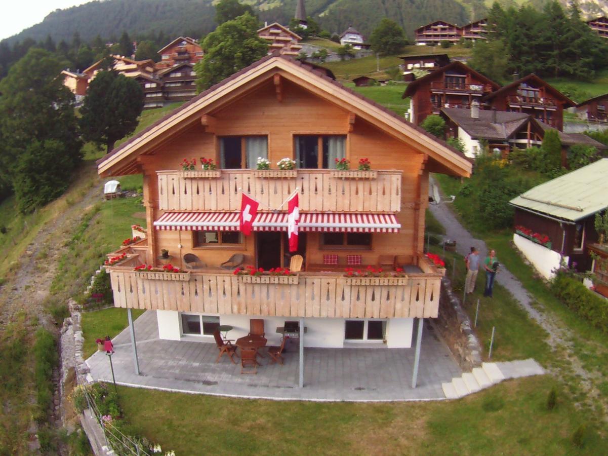Chalet Canadian Corner Wengen Exterior photo